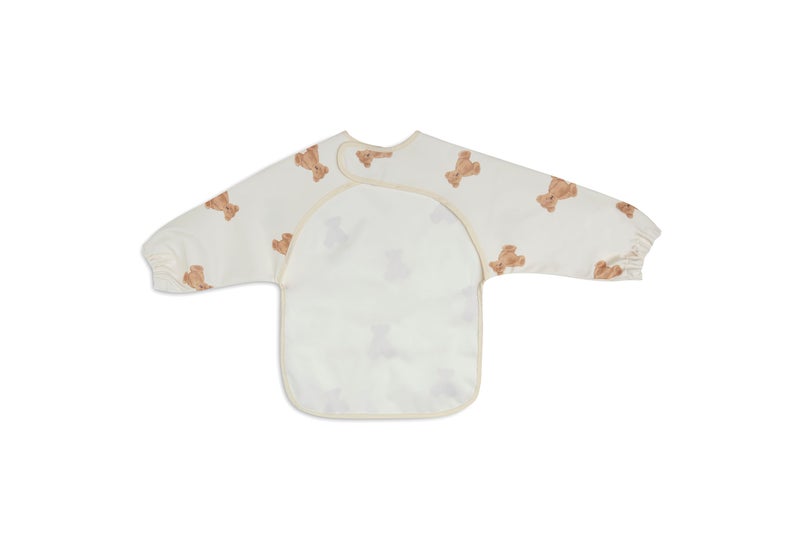 Jollein Bib Waterproof with Sleeves Teddy Bear - Image 2